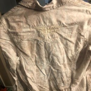 Women’s Harley Davidson Rhinestone Button up Shirt